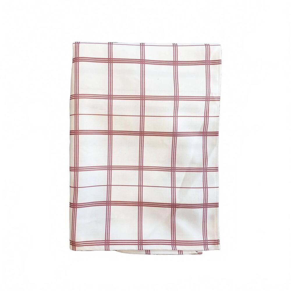 NEW PICTURA linden plaid tablecloth in rose